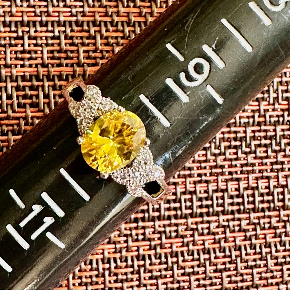 Fragrant Jewels Yellow and Silver Ring